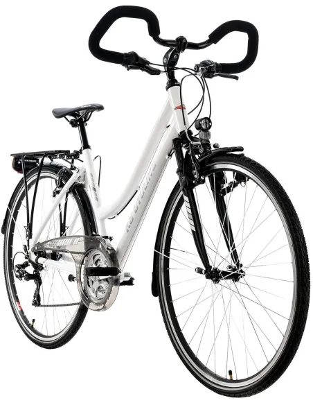 Rower Trekkingowy Damski 28 Alu Revo Amortyzacja Błotniki Bagażnik Stopka