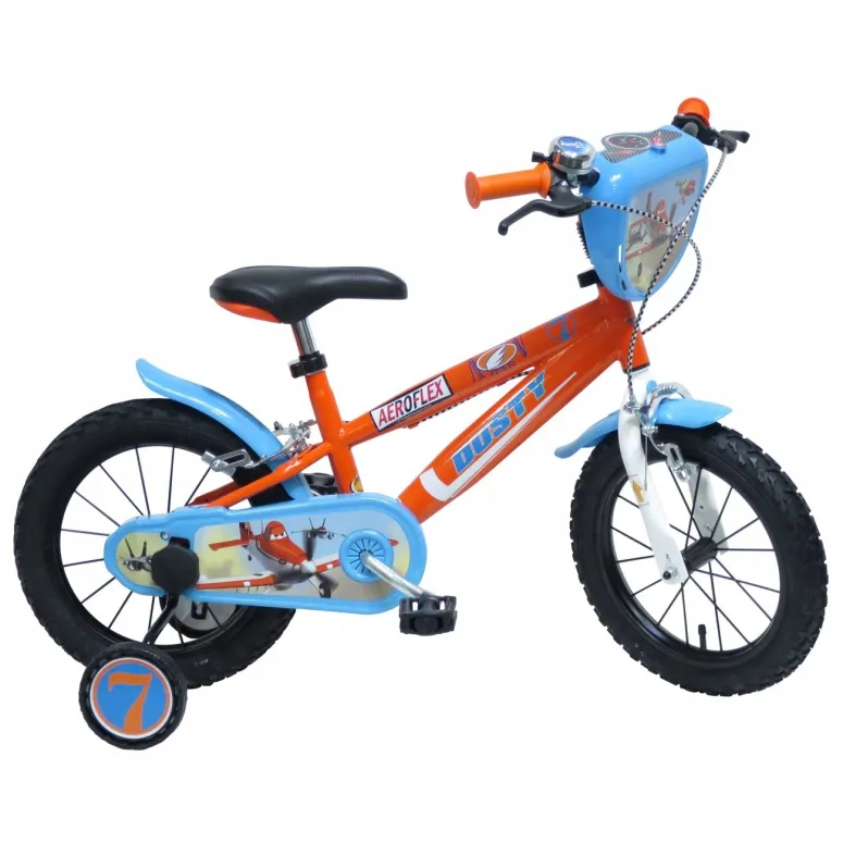Dziecięcy Rowerek Chłopca 14 DISNEY Dusty Samoloty - 1