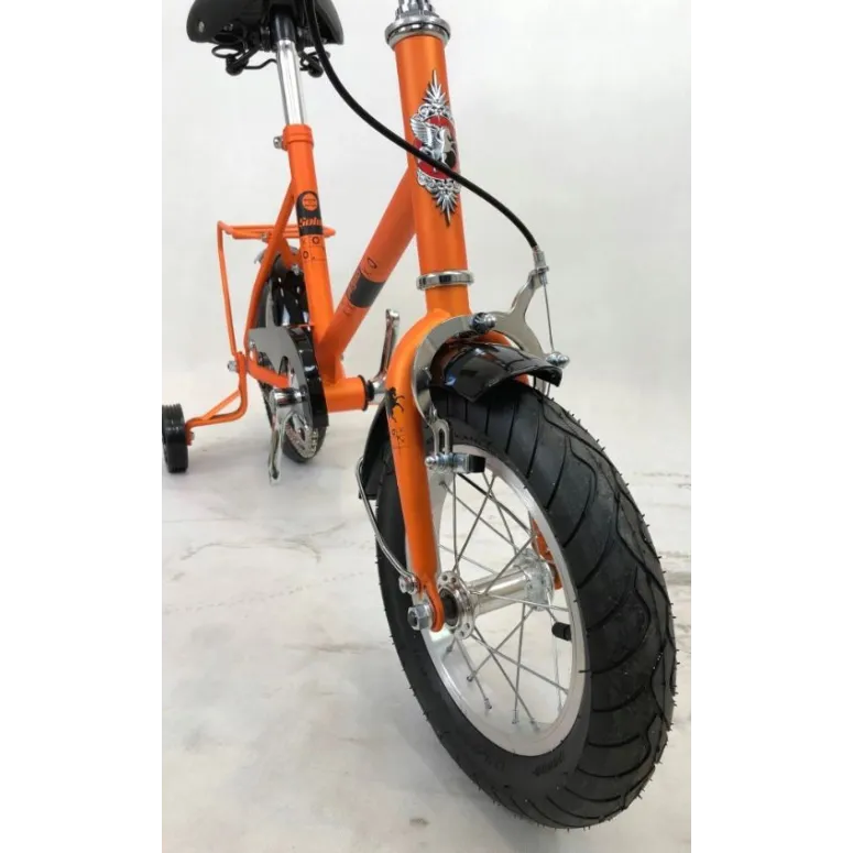 Dziecięcy rowerek Pegas 12,5 Kółka Boczne Bagażnik - 3