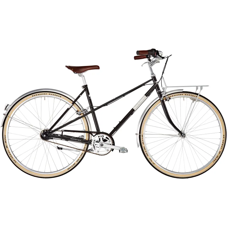 Rower Miejski Damski 28 Vintage Nexus 7 Bagażnik