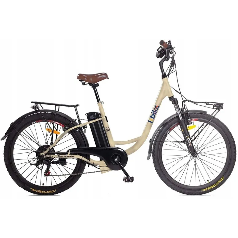 Elektryczny Rower 26 Miejski Wspomaganie Damka - 1