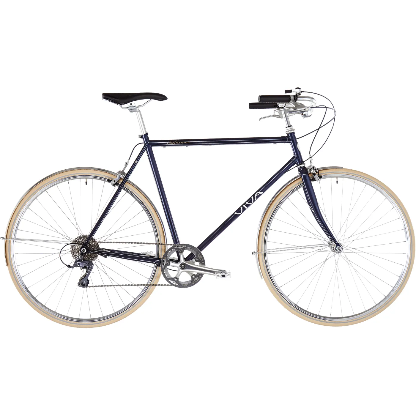 Miejski Rower Męski 28 Wysoka Rama Retro