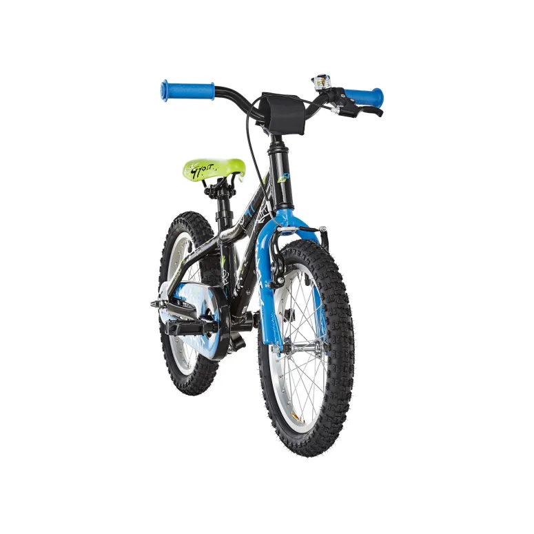 ALU Kolorowy Dziecięcy Rower 16 Kółka Boczne 4+ Chorągiewka