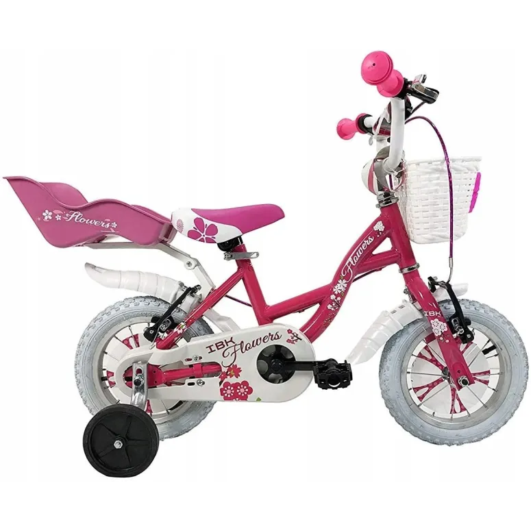 Dziecięcy Rower 12 Koła Boczne Miejski Dziewczynki - 1