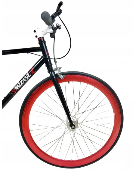 Rower Ostre Koło Singlespeed 28 Szosowy Wolnobieg - 4