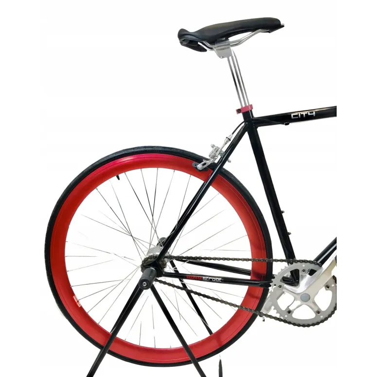 Rower Ostre Koło Singlespeed 28 Szosowy Wolnobieg - 5