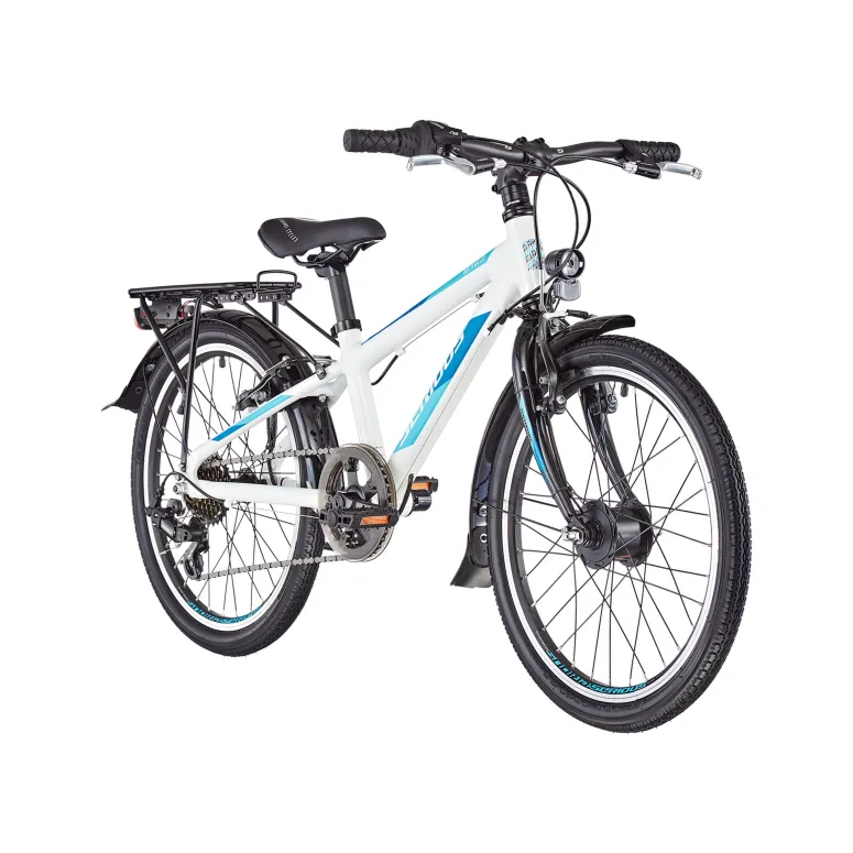 Dziecięcy Rowerek Aluminiowy 20 Bagażnik Światła Chłopięcy Dziewczęcy