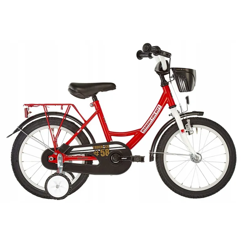 Rowerek Dziecięcy 12 Chłopiec Kółka Boczne Koszyk - 1