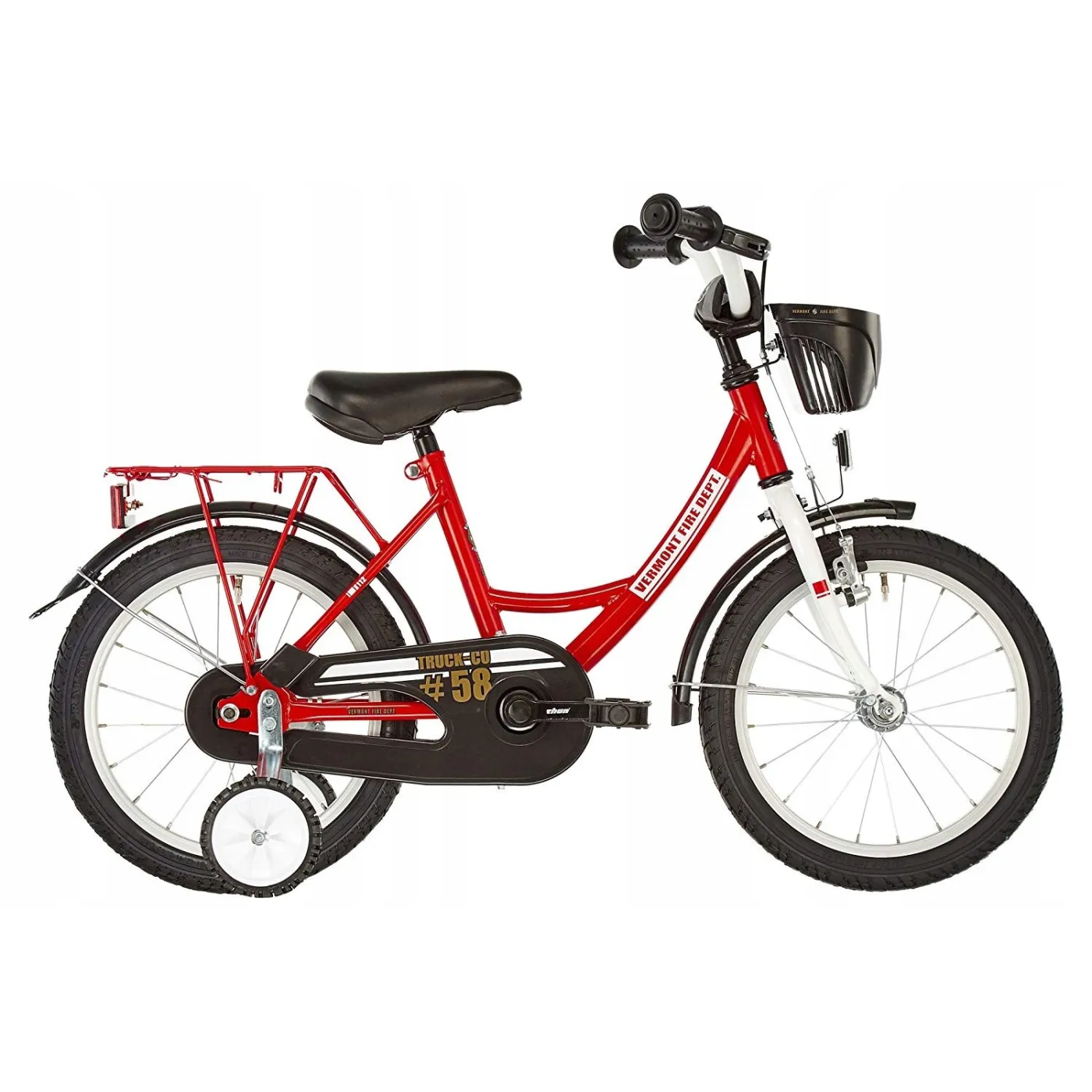 Rowerek Dziecięcy 12 Chłopiec Kółka Boczne Koszyk - 1