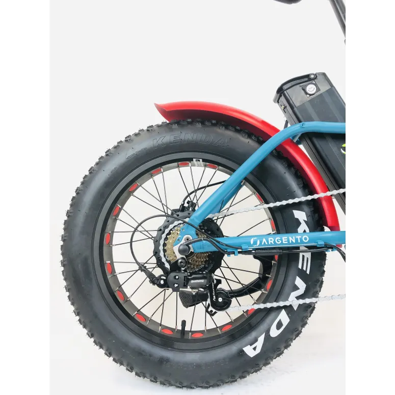 Rower Elektryczny Fatbike 20 Składany 500W 25 km/h - 4