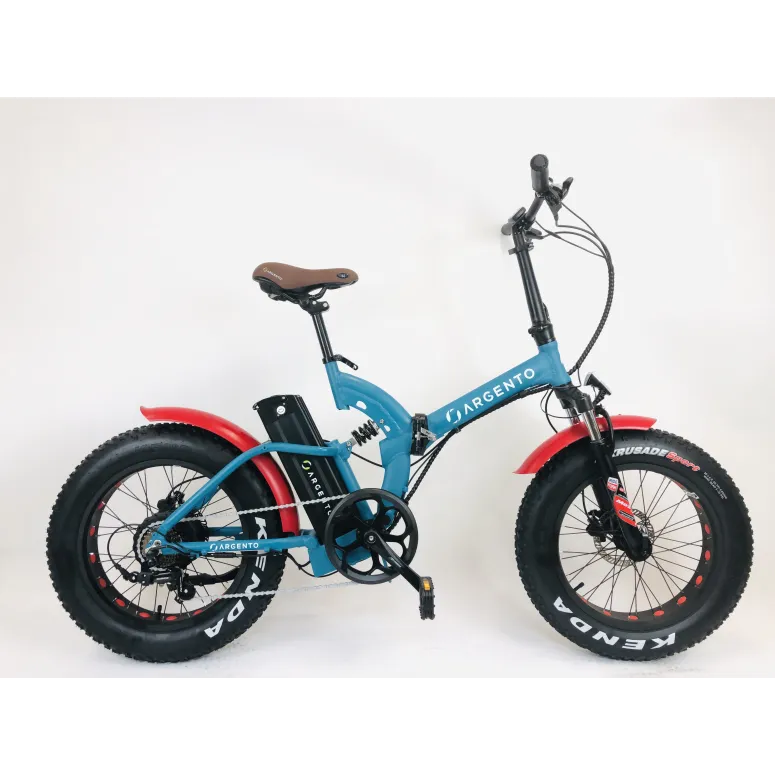 Rower Elektryczny Fatbike 20 Składany 500W 25 km/h - 11