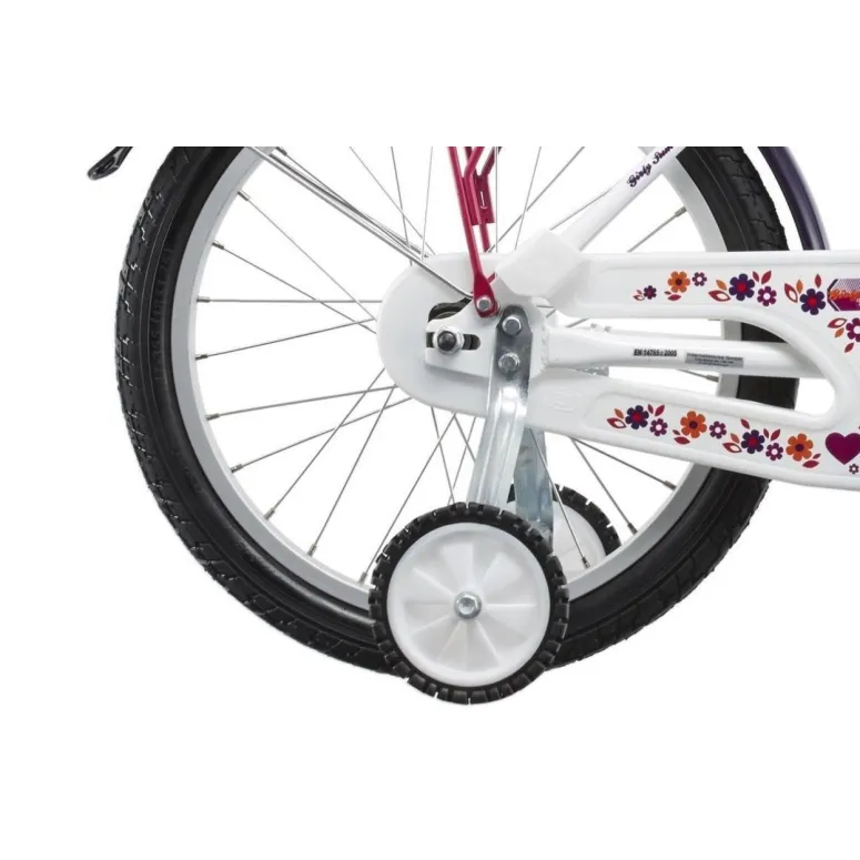 Dziewczęcy Rowerek Miejski 18 Koła Boczne 5 lat+