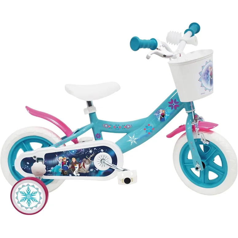 Dziewczęcy Rower 10 Disney Kraina Lodu Koła Boczne