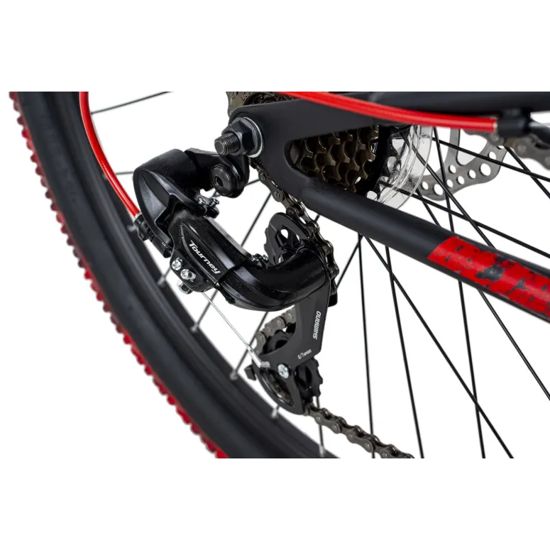 Rower Górski 26 MTB Pełna Amortyzacja Góral Hamulce Tarczowe Młodzieżowy