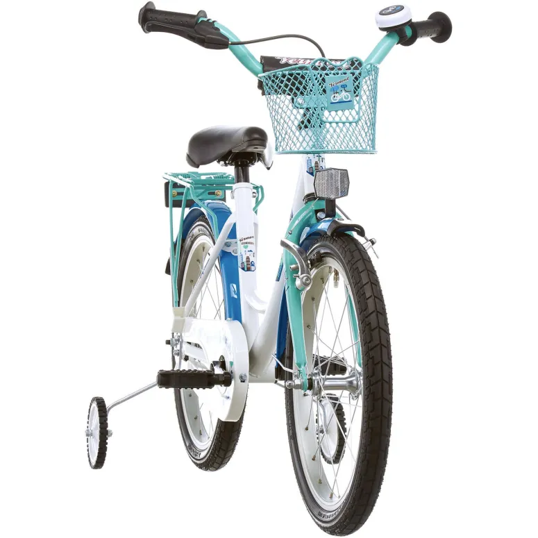 Dziewczęcy Rower Miejski 18 Koła Boczne Kontra 5+ - 3