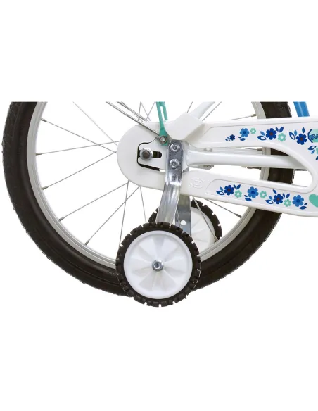 Dziewczęcy Rower Miejski 18 Koła Boczne Kontra 5+ - 5