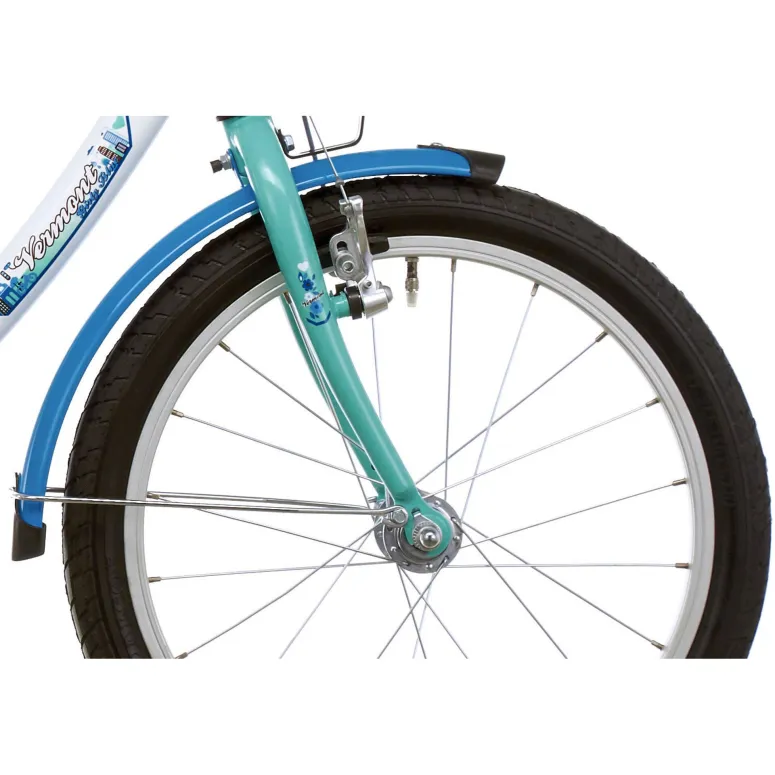 Dziewczęcy Rower Miejski 18 Koła Boczne Kontra 5+ - 6