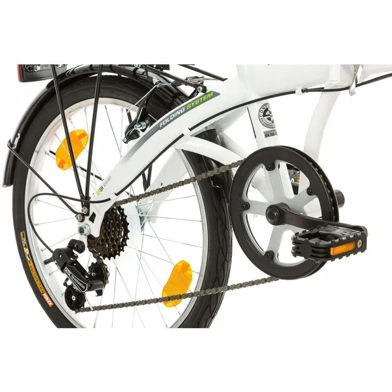 Lekki Składany Rower Miejski 20 Uniwersalny 6 Bieg - 3