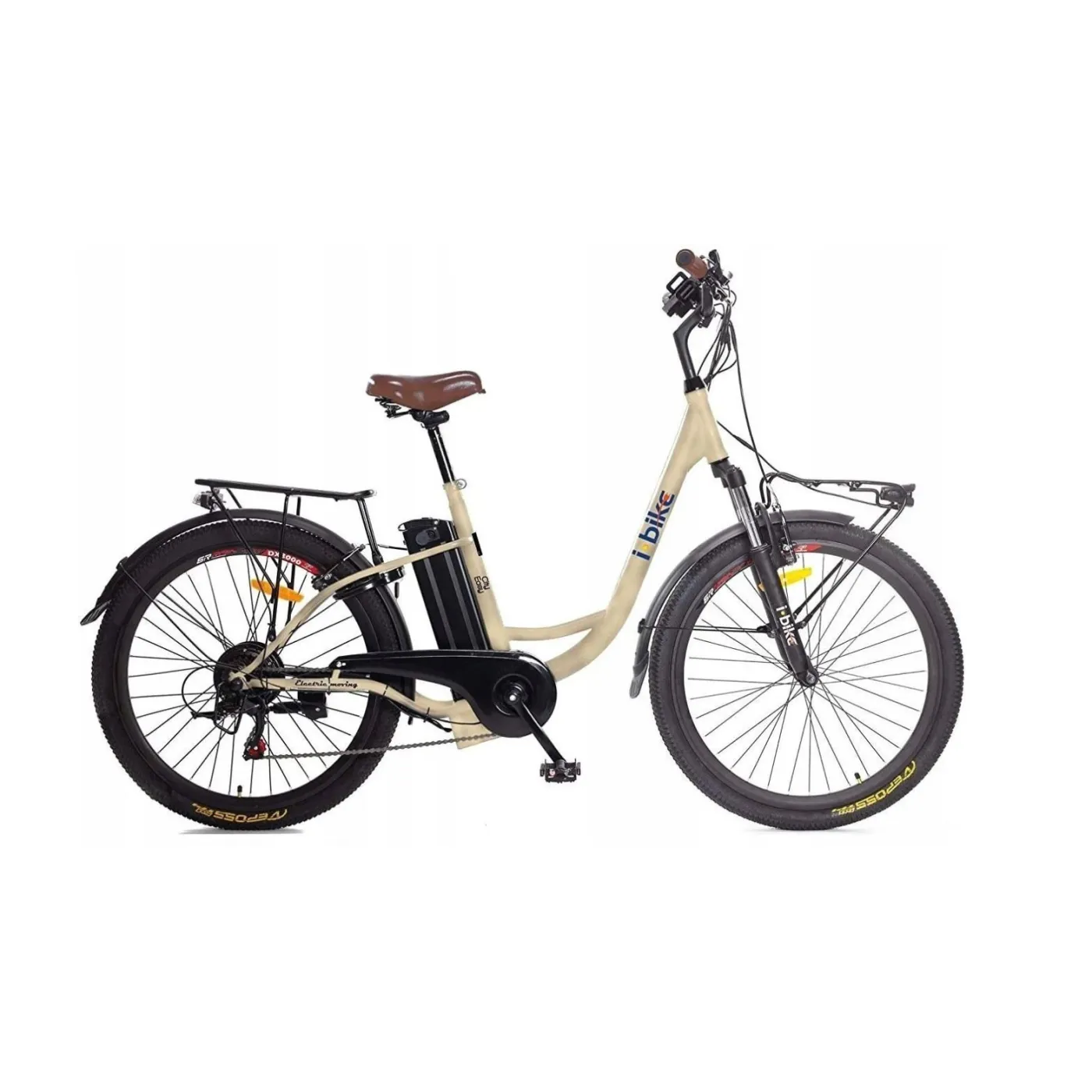 Elektryczny Rower Miejski I-Bike Damski 26 Wspomaganie