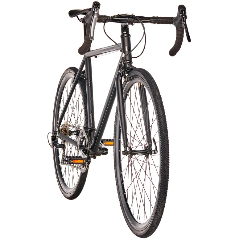 Rower Szosowy 28 Lekki Aluminiowy Shimano Sora 8 Biegów Czarny Mat