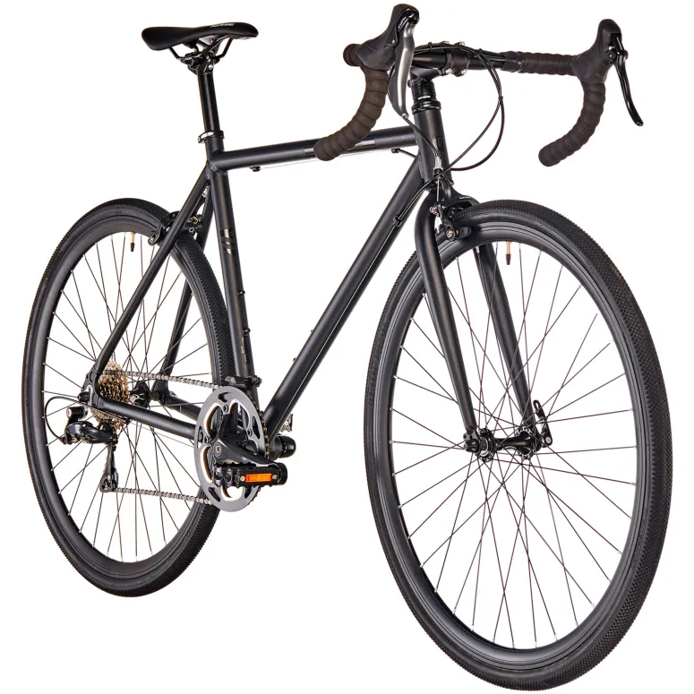 Rower Szosowy 28 Lekki Aluminiowy Shimano Sora 8 Biegów Czarny Mat