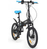 Elektryczny Rower Składany 20 Tarcze Amortyzator Unisex ALU 250W Składak