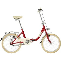 Składany Rower Miejski 20 Składak Retro Światła