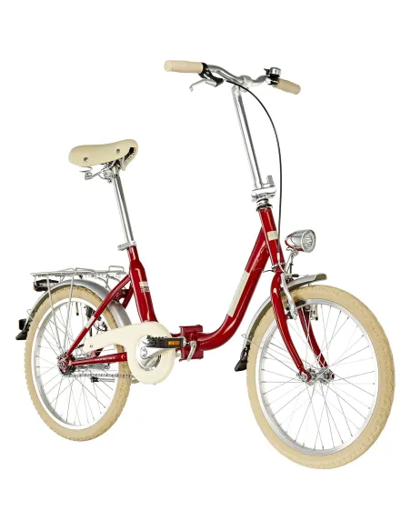 Składany Rower Miejski 20 Składak Kontra Światła