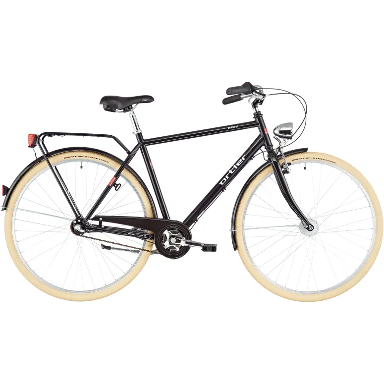 Rower Miejski Retro 28 Męski Nexus 3 Światła