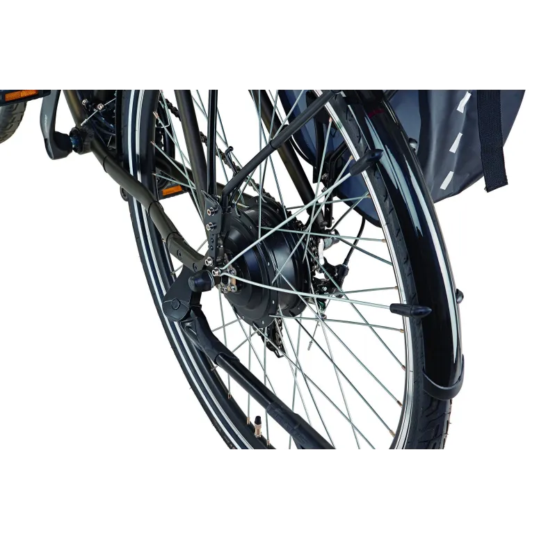 ALU Elektryczny Rower Męski 28 Trekkingowy 250W Lekki Prophete SAKWA