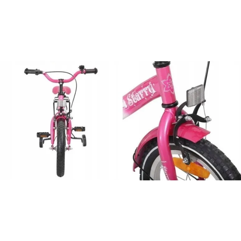 Dziecięcy Rowerek Dziewczynki 14 Kółka Boczne - 2