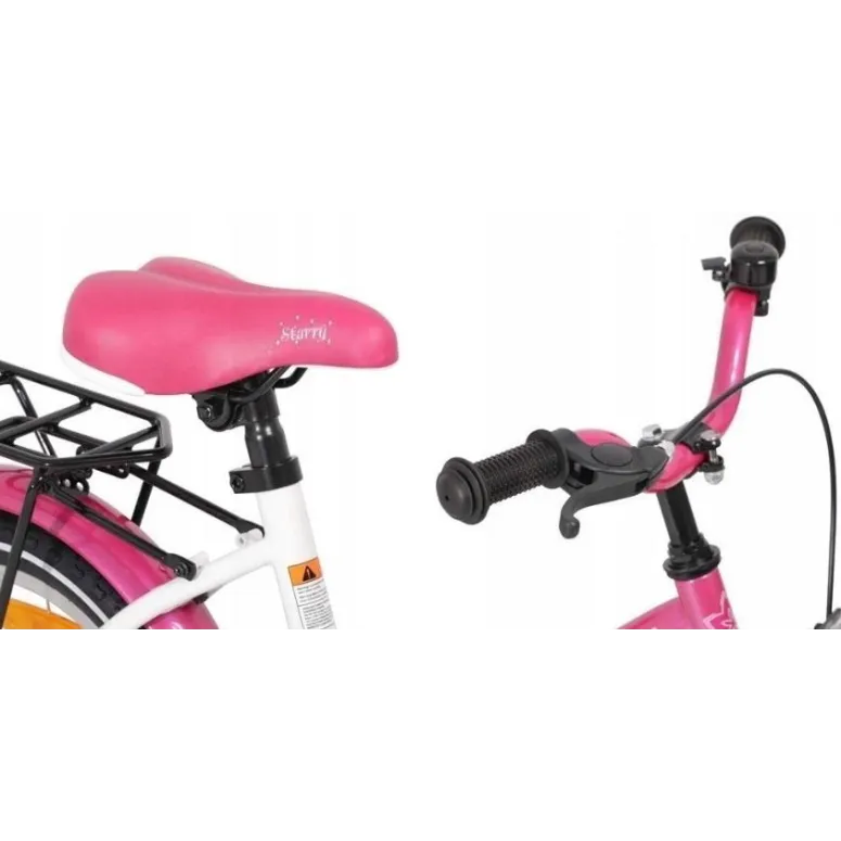 Dziecięcy Rowerek Dziewczynki 14 Kółka Boczne - 3