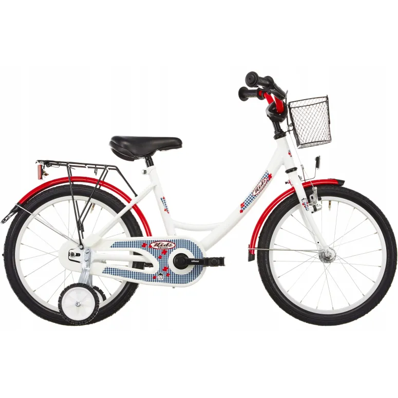 Dziecięcy Rower Miejski Dziewczęcy 18 Kółka Boczne - 1