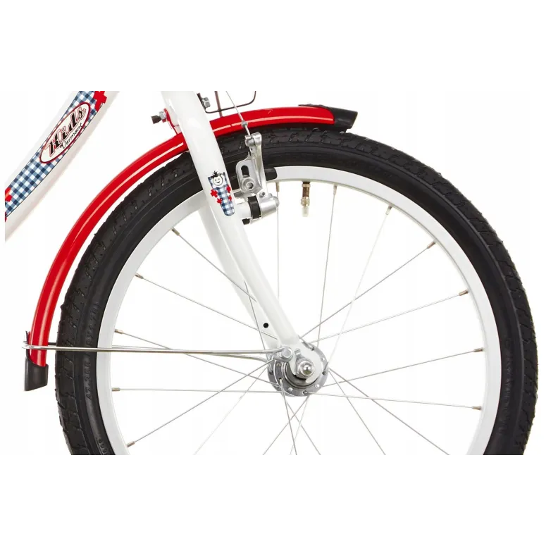 Dziecięcy Rower Miejski Dziewczęcy 18 Kółka Boczne - 2
