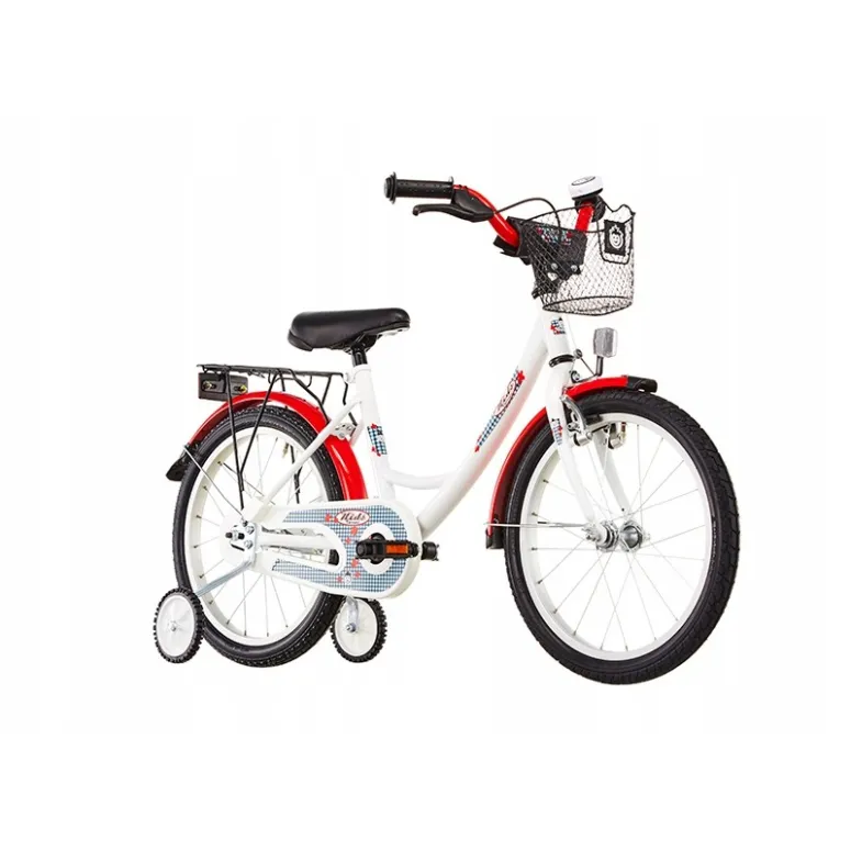 Dziecięcy Rower Miejski Dziewczęcy 18 Kółka Boczne - 7