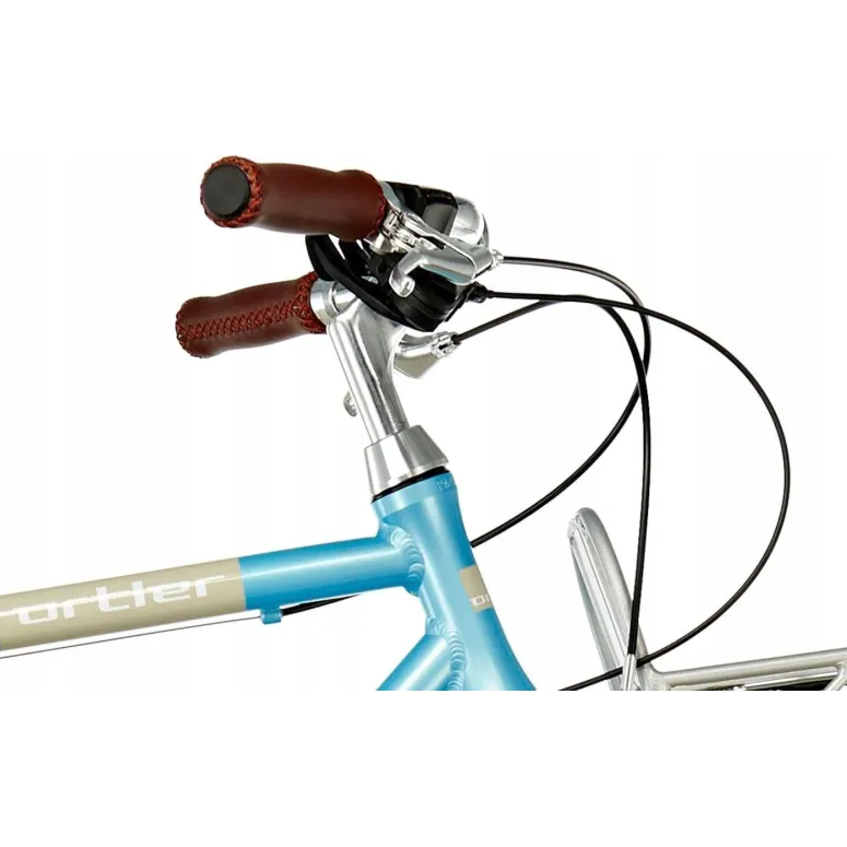 Męski Rower Miejski Aluminiowy 28 Lekki Retro - 7