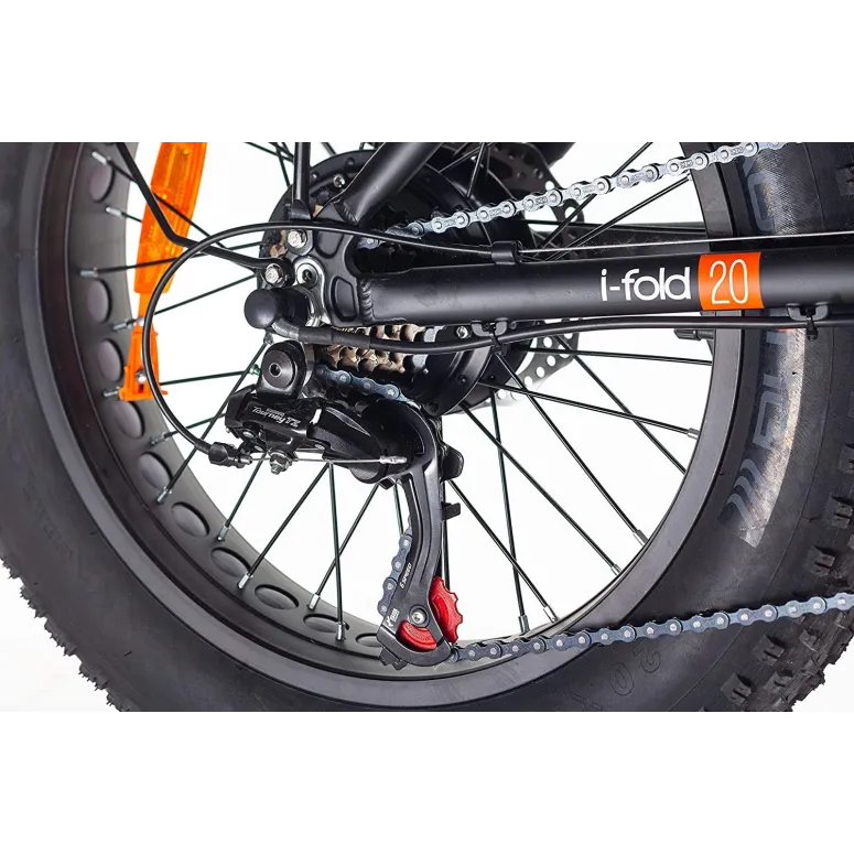 Składany Rower Elektryczny 20 Grube Opony Alu