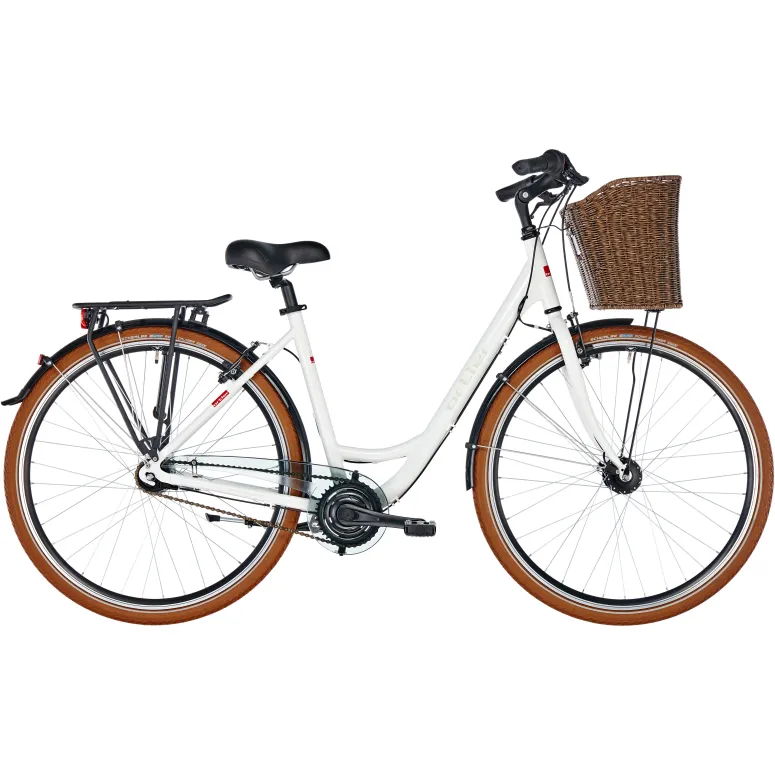 Damski Rower Miejski 28 Nexus 7 Aluminium Koszyk