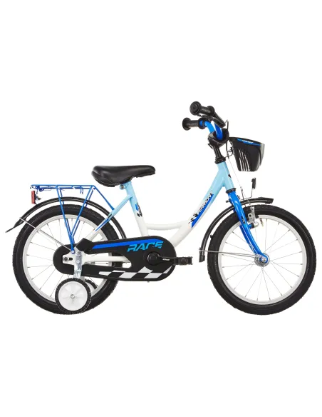 Dziecięcy Rowerek Miejski 16 Chłopca Koła Boczne - 1