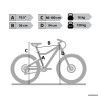 Rower Górski MTB 26 Alu Męski Damski Cyngle Odblaski Podnóżka 6 Szprych - 2