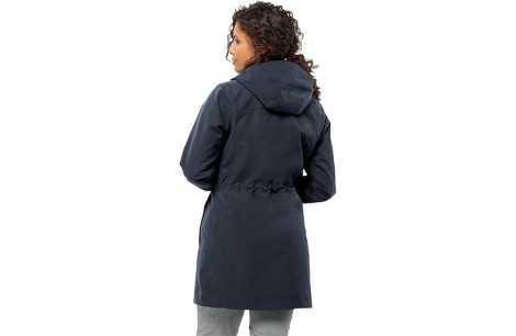 Kurtka Damska Zimowa Jack Wolfskin Ottawa Coat 3 W 1 Wodoodporna Bluesign S - 5