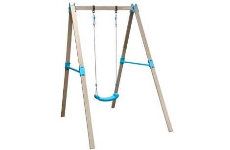 Huśtawka Dla Dzieci Ogrodowa HUDORA Vario Basic 50 kg Na Linach Deseczka - 1