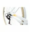 Rower Miejski Damka Retro 28 Koszyk 6 Biegów Wygodne Siodełko Akcesoria LED - 7