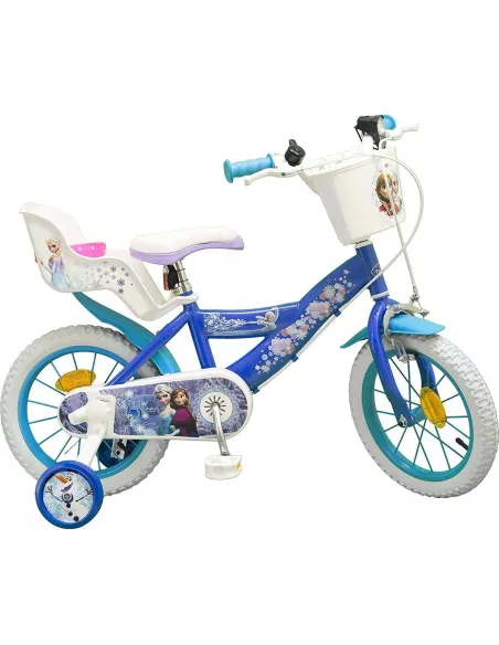 Dziecięcy Rowerek 14 Disney Kraina Lodu Koła Boczne - 2