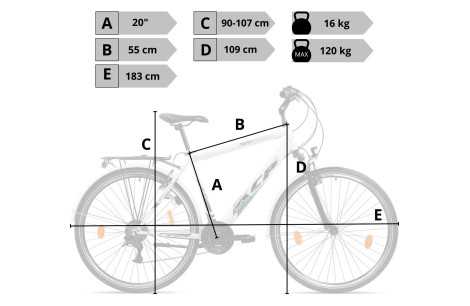 Rower Męski Trekkingowy Koła 28" SHIMANO Światła Dynamo Bagażnik Błotniki - 8