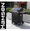 Grill Gazowy Ogrodowy ŻELIWNY Ruszt Nierdzewny Hamson 13,2kW 3+1 Mocny Duży - 2