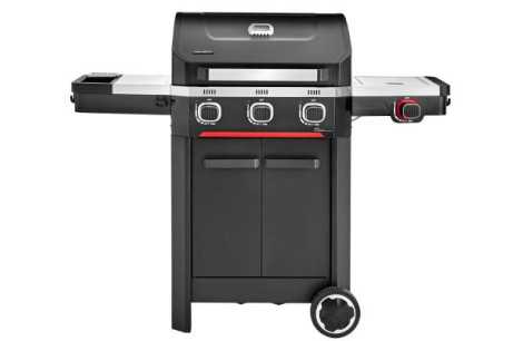 Grill Gazowy Ogrodowy ŻELIWNY Ruszt Nierdzewny Hamson 13,2kW 3+1 Mocny Duży - 3