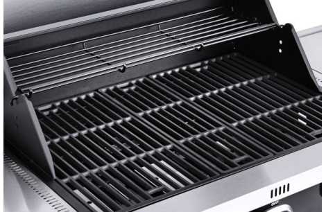 Grill Gazowy Ogrodowy ŻELIWNY Ruszt Nierdzewny Hamson 13,2kW 3+1 Mocny Duży - 5