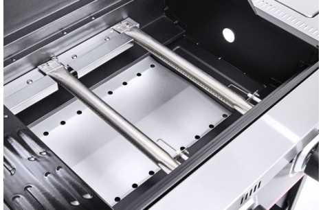 Grill Gazowy Ogrodowy ŻELIWNY Ruszt Nierdzewny Hamson 13,2kW 3+1 Mocny Duży - 8