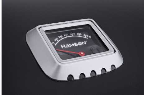 Grill Gazowy Ogrodowy ŻELIWNY Ruszt Nierdzewny Hamson 13,2kW 3+1 Mocny Duży - 9